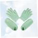 Beavorty 1 Set Booties Softening Socks Shoe Covers Gloves for Dry Cracked Hands Hand Lotion Gloves Softening Gloves Paraffin Gloves and Medical Socks Gel Spa Gloves Foot mask Protection - Buy Online on GoSupps.com