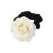 6 Pack Handmade Velvet Rose Flower Hair Bow Garland Elastic Hair Ties for Women - Wedding Bridal Party Accessories - Buy Online on GoSupps.com
