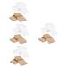Magiclulu wax bars 800 pcede wax papier Waxes Wax stripes for eyebrows wax stabbing wax applicator sticks for the body grow eyebrow wax hard wax face wood