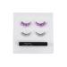 Profusion Cosmetics Star Child Moonlight 2 Pair Magnetic Lashes Get Glamorous in Seconds with Quick Dry Magnetic Eyeliner Lash Set Effortless Beauty for Beginners and Pros (Black & Purple)