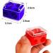 4-Piece Makeup Sharpener Two Holes Eyeliner Sharpener with Cover Coloured Eye Cosmetic Sharpener for Eyeliner Lip Liner Pens - Buy Online on GoSupps.com
