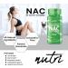 Nature's Fusions NAC Supplement - 600mg N-Acetyl Cysteine Capsules for Anti Aging, Liver & Lung Support - Boost Glutathione - 60ct - Buy Online on GoSupps.com