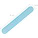 kwmobile 3x Plastic Toothbrush Case - Ventilated Design in Pink Violet & Light Blue - 20.5 x 3 x 2 cm - Ideal for Travel & International Shipping - Buy Online on GoSupps.com