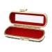 Lipstick box lipstick case with mirror and snap fastener many color variations - black