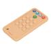 Funny Phone Bite Ring Cubes - Soft Silicone Sensory Toy for Baby Motor Skills & Color Detection - Bright Yellow - Buy Online on GoSupps.com