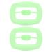 Cheek retractor professional soft silicone comfort of autoclavable mouth openers flexible reusable portable oral intraoral lip -retractor for dentures (green)