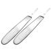 2 x scalpel holder with round handle Figure No. 4 - scalpel handle - blade holder for disposable scalpel blades - stainless steel