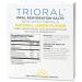 TRIORAL Lemon Rehydration Powder - Electrolyte Salts Formula for Hydration - 25 Packets - Buy Online on GoSupps.com