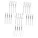 Ipetboom 24 Pcs Lip Brush Lip Mask Brush Practical Paillette Brush Silicone Lipstick Brush Lipstick Lip Mask Applicator Lipstick Applicator Silicone Lip Makeup Brush Eyeshadow Makeup Brush 11x0.8cmx6pcs Transparent colorx6pcs