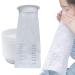 BAOZENP Disposable Vomit Bags - Emergency Emesis Throw Up Nausea Barf Pouches for Motion Sickness Pregnant Patient Clinic Nursery Travel Taxi 20 PCS (1000ml)