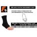 Plantar Fasciitis Socks | Ultimate Compression Foot Sleeves for Arthritis Pain Relief | MMA Ankle Brace for Men & Women | S-M Black Pair - Buy Online on GoSupps.com