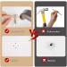 Wosieue No Damage Hook Hanging Nail Wall Hooks No Trace Nail No Drilling Required Set of 40 - Buy Online on GoSupps.com
