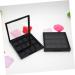 POPETPOP 4 Pcs 12 Black Eyeshadow Empty Eye Shadow Case Empty Eyeshadow Palette Blush Travel Loose Powder - Buy Online on GoSupps.com