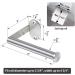 Vinobbi Modern Wall-Mounted Toilet Paper Holder - Stainless Steel 304 Satin Brushed Finish - Buy Online on GoSupps.com