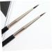Mikinona Makeup Brush 2pcs Brush Eyeliner Liquid Cosmetic Horsehair Eyeshadow Eye Makeup Tools Liquid Eyeliner - Buy Online on GoSupps.com
