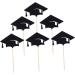 Alipis 18 Pcs Cupcake Topper Graduation Cap Topper Blaclight Party Supplies Blacklig Ken Doll Clothes Graduation Hats DIY Scratch off Cards Noire Cupcakes Graduation Cake Topper Props - Buy Online on GoSupps.com