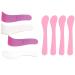 Nondy wax spatula silicone spatula wax applicator hair removal pens applicator spatula reusable scrap wax spatula hair removal for entirling eyebrow face body