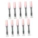 NOLITOY 10pcs Air Traffic Control DIY Mascara Bottles Lip Glazes Tubes Eyelash Cream Tubes Eyelash Cream Containers Refillable Mascara Tubes Lip Gloss Bottles Refillable Eyelash Tubes 1 g (Pack of 1) Pink
