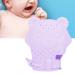 Baby Bite Ring Silicone Teething Pacifier for 3-18 Months | Pain Relief for Infants | Perfect Baby Shower Gift (Purple) - Buy Online on GoSupps.com