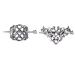 2 Pcs Viking Celtic Knot Clips Hairpin Alloy Hair Stick Accessories For Long Hair Women Girls Hair Accessories Silver