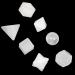 Nupuyai 7 Pieces Rock Crystal Platonic Solids Set - Sacred Geometry Reiki Healing Stones with Gift Box | International Shipping Available - Buy Online on GoSupps.com
