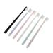 FRCOLOR 6pcs Toothbrush Bristles Teeth Cleaning Adult Toothbrush Silicone Toothbrush Wave Style Toothbrush