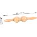Toddmomy 5-St Meridian Massage Device - Leg & Body Fascia Roller Tab Manual Muscle Acupressure Tools Unique 31x6cm Design International Shipping - Buy Online on GoSupps.com