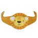 Sweet Cherry Stone Animal Cushion for The Baby's Tummy Organic Cherry Stone Heatable Pillow "Heat and Cold Therapy" Lion 088