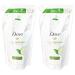 Dove-nourishing hand-washlotion cucumber and green tea with 1/4 moisturizer 500 ml refill pack (1 x 500 ml) (pack with 2) 500 ml (2 Pack)