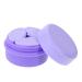 Angoily 3 Sets Cream Box Travel Body Butter Jar Leakproof Cosmetic Jar Makeup Samples Container with Lid Salve Jar Makeup Cream Jar Lotion Dispenser Jar Care Empty Box Purple Silica Gel