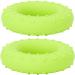 Verdant Touch Grip Thickening Ring - 2 Pack Silicone O-Shape for Forearm Training - 13.6 kg Muscle Coach - Green - Enhance Grip Strength - Buy Online on GoSupps.com