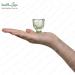 HealthAndYoga ChillEyes Eye Wash Cup - Eco-Friendly Transparent Glass for Safe Eye Rinse & Cleansing (Green - Single - Buy Online on GoSupps.com