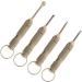 Buy 1Pc Gold 4-in-1 Mini Portable Screwdriver & Ear Care Keychain Kit - Earwax Removal Tools for Health & Household - Buy Online on GoSupps.com
