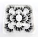 HBZGTLAD new 5 Pairs 25 mm 3d Mink Lashes Bulk Faux with Custom Natural Mink Lashes Pack Short Wholesales Natural False Eyelashes (QZ-01)
