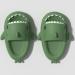Sistke Hai Shark Slides for Kids - Cute Summer Flip-Flops & Sandals for Boys & Girls - Beach & Bathing Slippers 28/29 EU Green - Buy Online on GoSupps.com