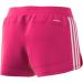adidas Women's Pacer 3-Stripes Woven Shorts - Team Real Magenta/White | Medium Size - Buy Online on GoSupps.com