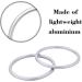 2 Pcs Aluminium Carrier Rings Baby Sling Rings Breathable Slings Wrap Rings for Infants Toddlers Carriers - Buy Online on GoSupps.com