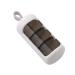 Tablet box Pill dose Pill dose Small for on the go pill box for vitamins good tight power maintaining medical properties.(Minimalist white)
