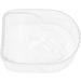 Acrylic Soften Dead Skin Clean Nail Manicure Wash Soaker Tray Nail Art Hand Wash Remover Soak Bowl Hand Soaking Bowl for Beauty Salon (Transparent) - Buy Online on GoSupps.com