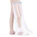 Fasola Cast Cover Lower Leg Cast Protector Waterproof Leg Adult for Shower Reusable Cast Bag for Broken Knees Foot Toes Keep Bandage/Plaster/Cast Dry M-Lower Leg Anti-accumulation Water Ring