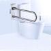 Bathroom Grab Bar Safety Support Rail Folding Handicap Grab Bars Rails Toilet Handrails Bathroom Safety Flip Up Stainless Steel Shower Grab - Buy Online on GoSupps.com