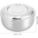 Frcolor 2-Pack Bamboo Shaving Bowl with Lid - Eco-Friendly Container for Shaving Soap & Razor Foam - Travel-Friendly Stainless Steel Design - Buy Online on GoSupps.com