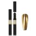 1Pc Chrome Air Cushion Nail Powder Pen Holographic Nails Powder with Mirror Effect, Manicure Cushion Magic Pen, Laser Gold and Silver Colored Phantom Sponge Nail Pen (A)