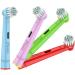 Sysmic Kids Replacement Toothbrush Heads - Oral B Compatible Child Soft Bristle Refill 4 Pack - Buy Online on GoSupps.com