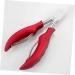 Healeved 1pc Nail Clippers Nail Trimmer Nail Implements Nails Tools Bejeweled Kit Toenail Podiatrist Nail Jewelry Kit Toenail Clipper Red Stainless Steel Manicure Nail File 13.8x6.8cm - Buy Online on GoSupps.com