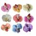 9 Pcs Orchids Hair Clamps Secure Grip Floral Hairpis Fashion Accessory Craft Supplies for All Ages and Occasions