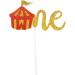 Gogogmee 5 Pcs Holidays Cupcake Picks birthday cake decorations glitter cupcake toppers circus baby shower forest animal birthday cupcake decorations paper cake picks zoo food child fruit - Buy Online on GoSupps.com