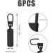 Toymis 6-Piece Universal Zipper Repair Kit - Removable Metal Pulls for Jackets Clothing Pants Jeans Luggage & Handbags - Durable Black Zippers - Buy Online on GoSupps.com