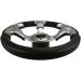 Pactrade Marine Non-Magnetic Boat Steering Wheel - Aluminum Frame, PU Sleeves, 3 Spokes, 12-1/2 Diameter, 3/4 Tapered Bore - Silver/Silver - Buy Online on GoSupps.com