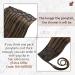 Runature 30cm Clip-in Braid Extensions | Real Hair Dark Brown & Ash Brown | 70g Ponytail Hair Recovery #2P8A - Buy Online on GoSupps.com